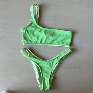 Triangl melrose lime sparkle xs